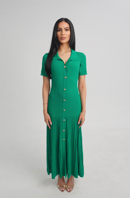 ARABELLA DRESS - GREEN