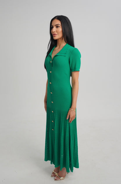 ARABELLA DRESS - GREEN
