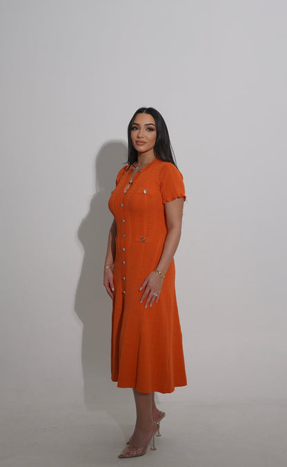 AMBER DRESS - ORANGE