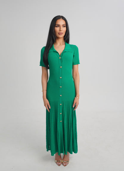 ARABELLA DRESS - GREEN