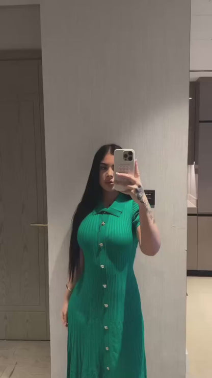 ARABELLA DRESS - GREEN